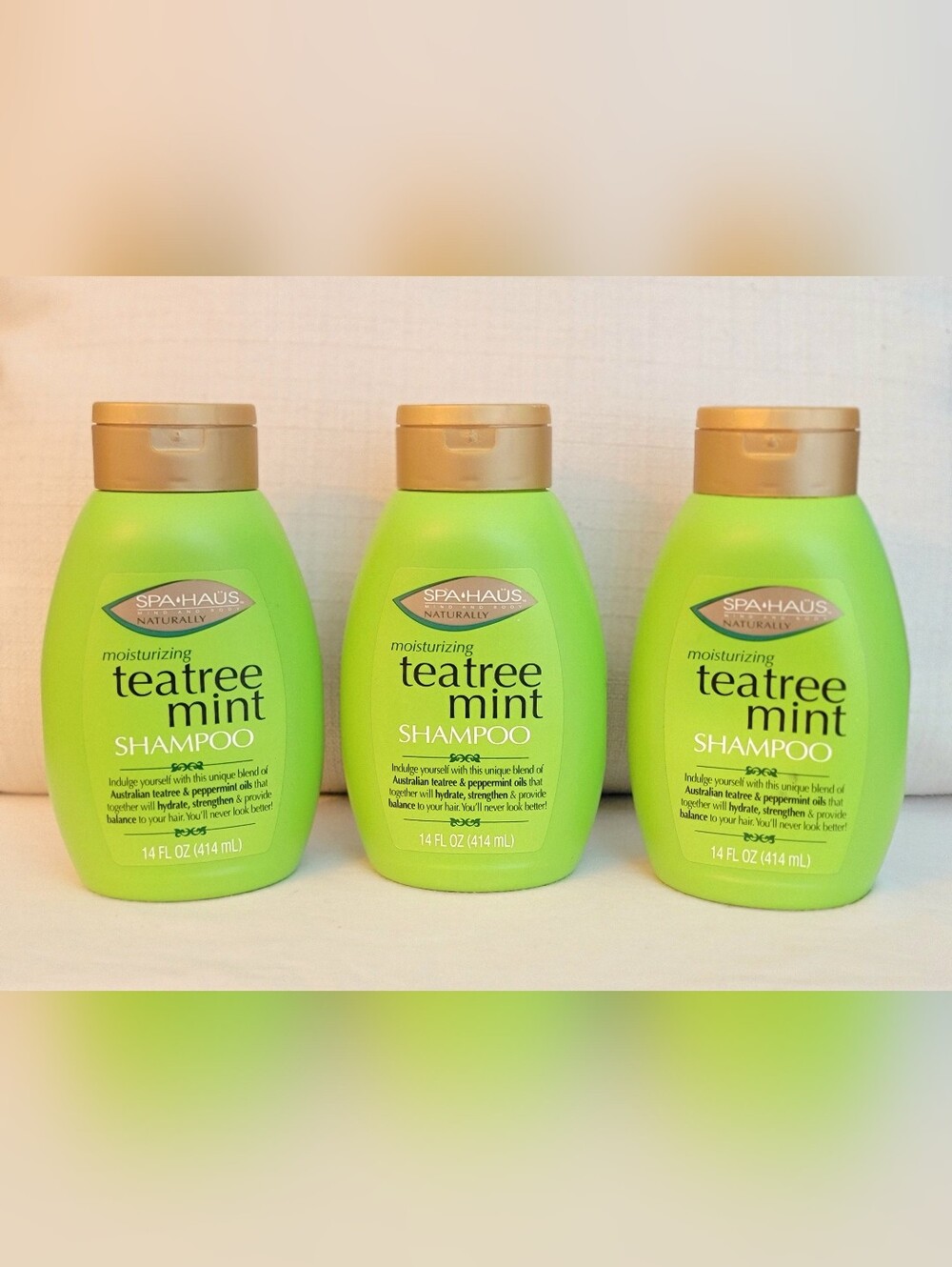 3 Pack Tea Tree Mint Shampoo - 14 fl oz
